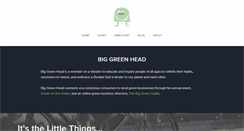 Desktop Screenshot of biggreenhead.com