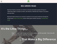 Tablet Screenshot of biggreenhead.com